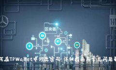 如何在TPWallet中修改密码：详细指南与